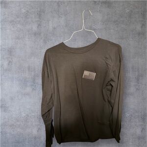 Retrofit Dark Olive Long Sleeve Tee